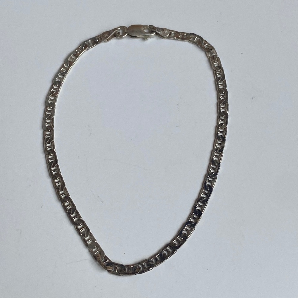 Sterling silver 925 mariner link bracelet